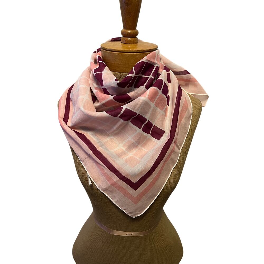 Mcm Ted Lapidus Color Block Grid Semi Sheer Cotto… - image 2